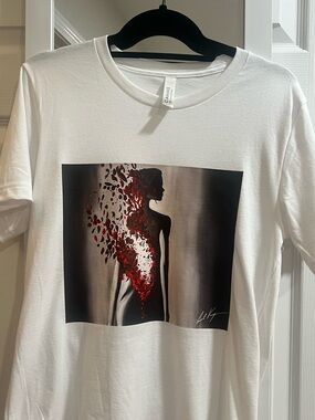 Great unique art print on tshirt